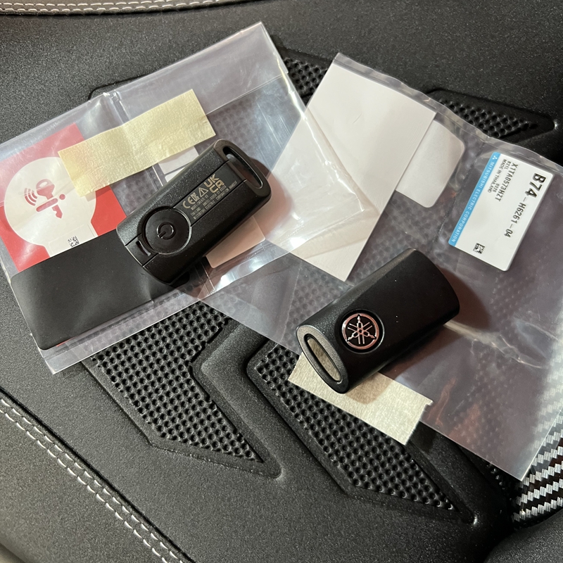 适用2025款雅马哈NMAX155遥控钥匙 智能无钥匙启动电子遥控器感应