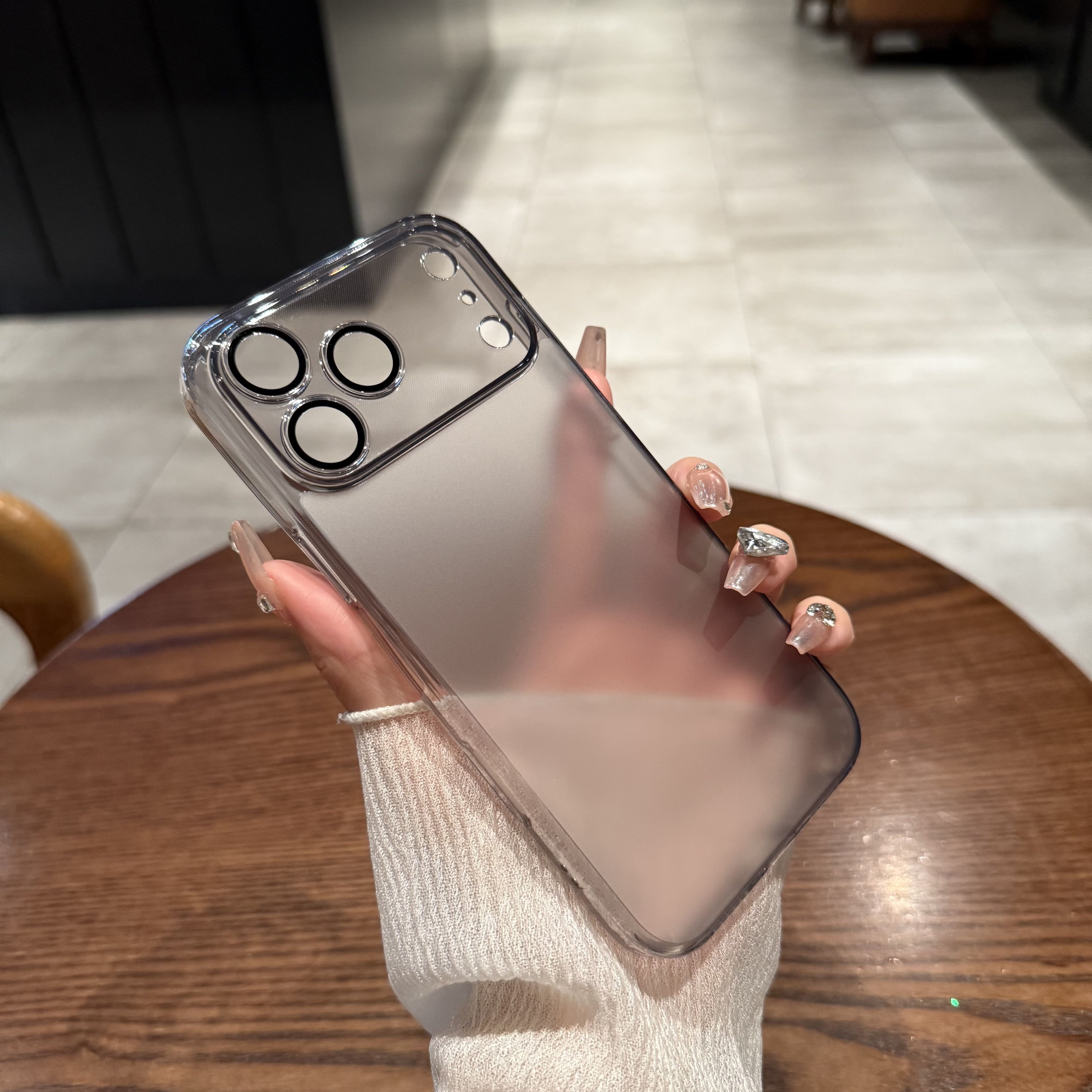 UMJ磨砂玻璃适用iPhone17proMax手机壳air苹果16/15/14全包13男女