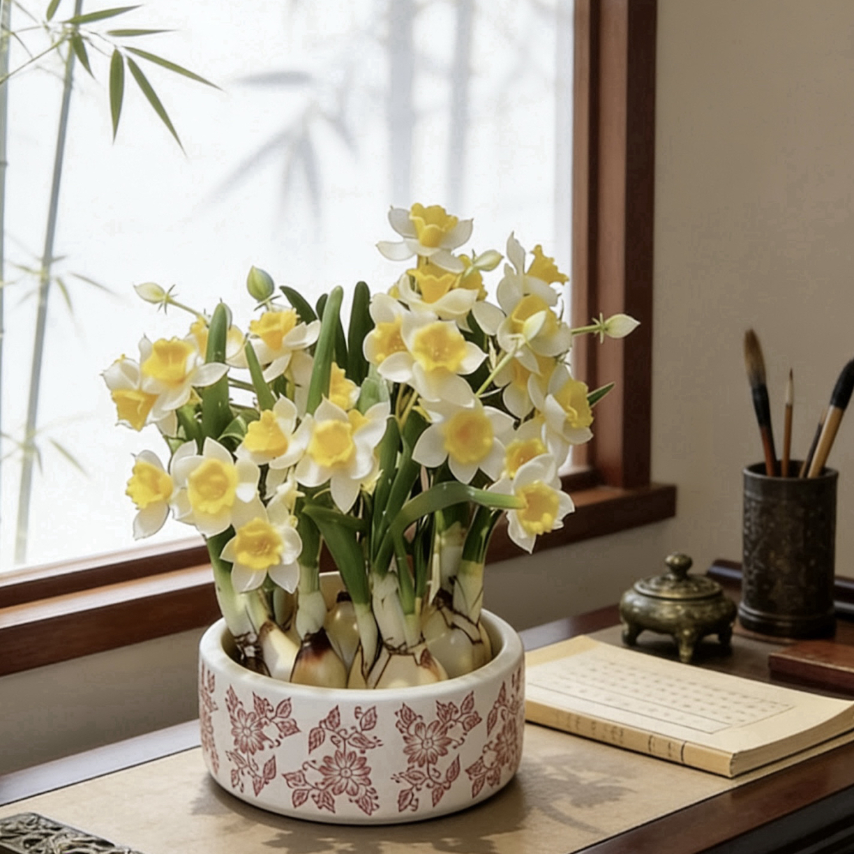 浓香型水仙花水培盆栽种球单瓣花卉绿植耐寒耐热好养活