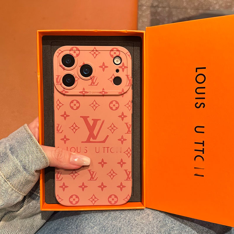 少女粉老花苹果17promax手机壳新款iPhone16promax全包15保护套14