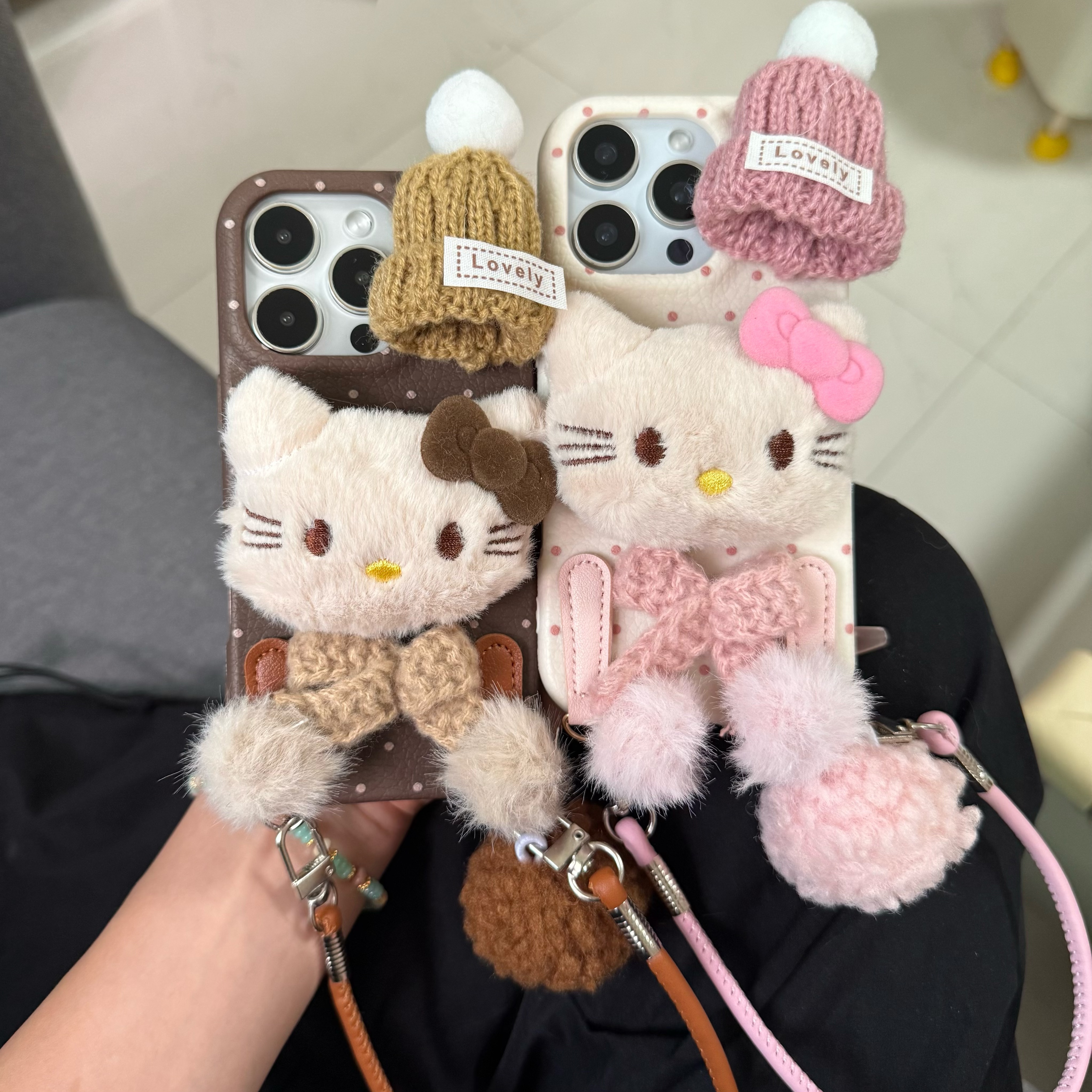 立体公仔适用苹果16promax手机壳iPhone14plus新款15/12/13皮纹17