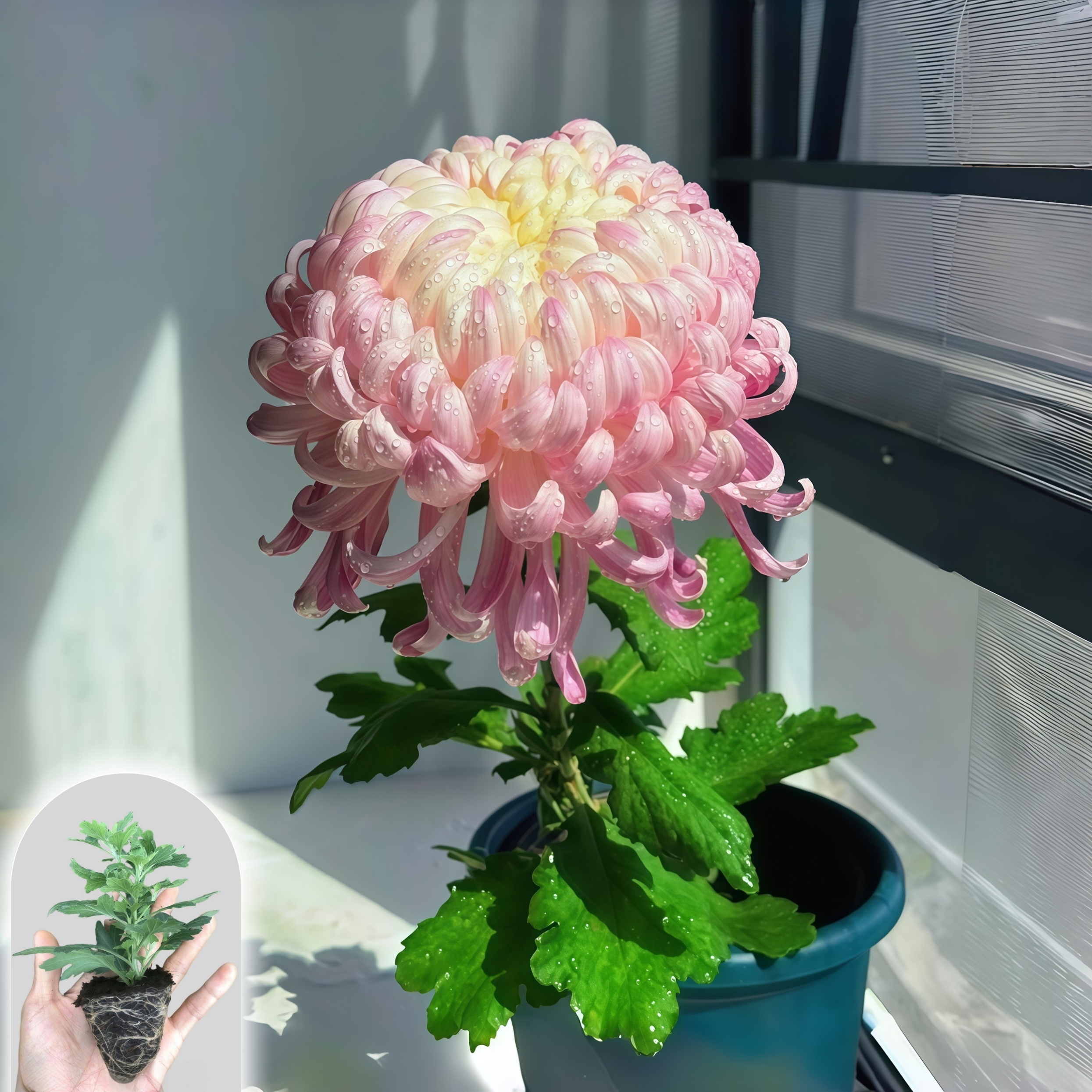 【国华圣者】国华菊苗优质菊花苗重瓣绿植盆栽超大花苗小雏菊扦插苗