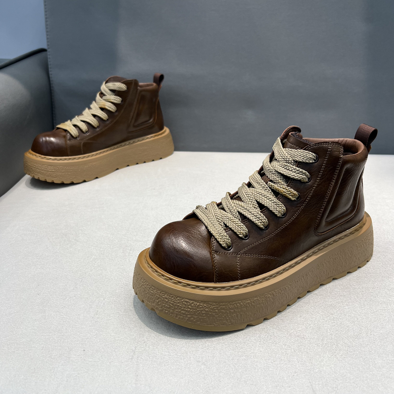 欧洲站设计师小众男士厚底舒适休闲鞋轻奢网红爆款男鞋MBZ77-1213