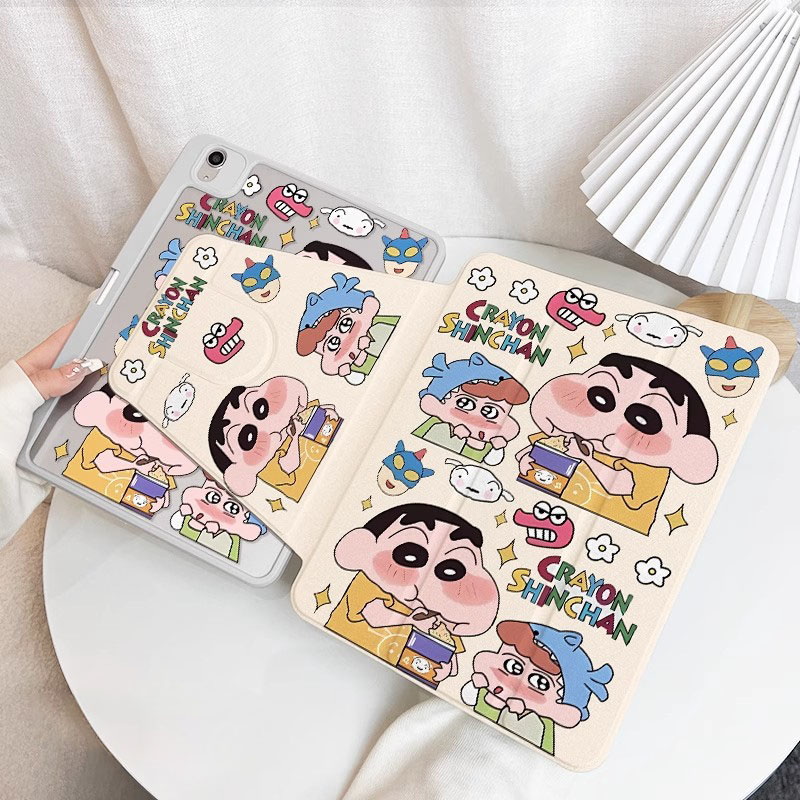 吃货小新适用苹果iPadA16平板保护套旋转2025款iPad11笔槽iPad10