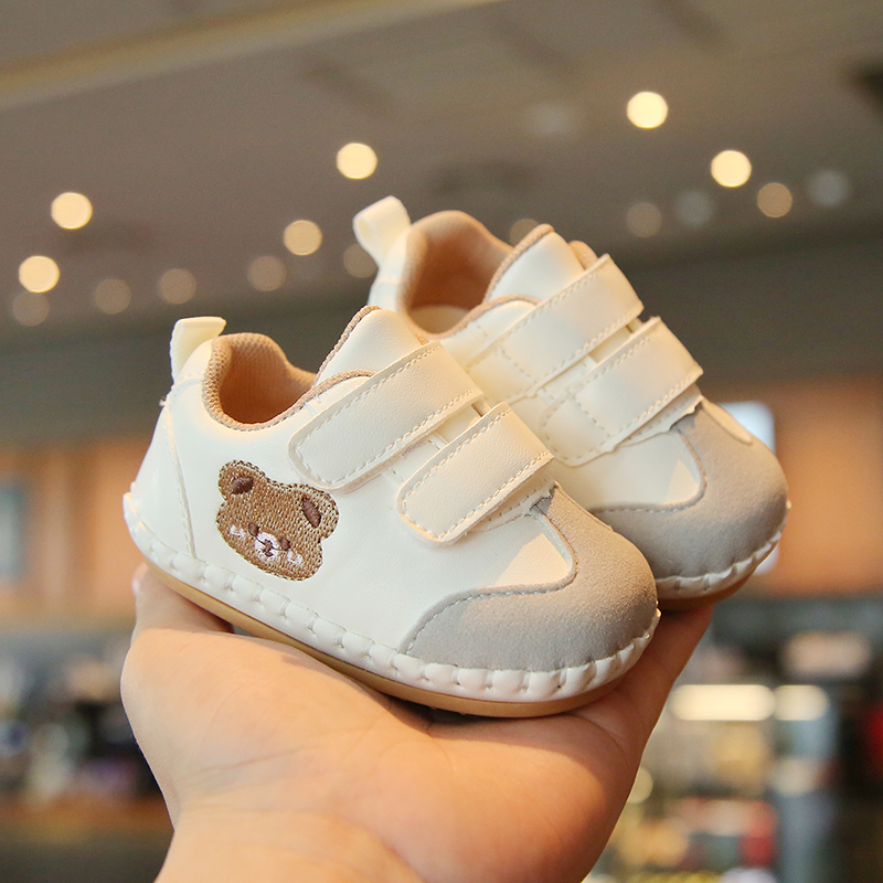 秋季新款学步鞋0-2岁防滑舒适女宝婴幼儿鞋男宝单鞋学步鞋