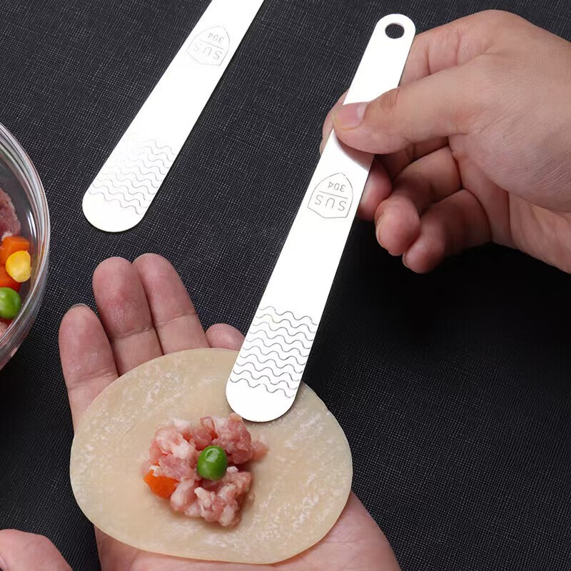 【抢 !到手3个装】包饺子不锈钢挑馅饺子勺馄饨挑棒勺子耐用包馄饨