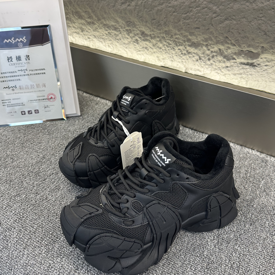 玛莎玛索270-156m秋冬加绒爆款八爪鱼潮流复古老爹鞋