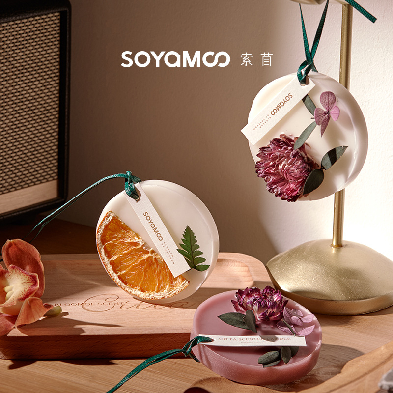 CITTA/西苔索苜香薰蜡片家用车持久留香卧室衣柜除味固体香氛挂件