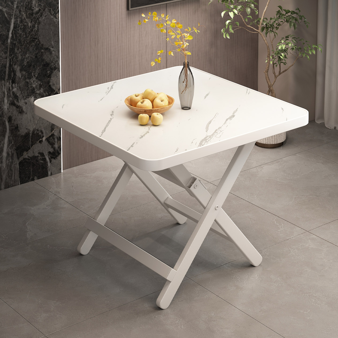 可折叠桌子餐桌家用小户型免安装简易吃饭桌便携式摆摊新型小方桌