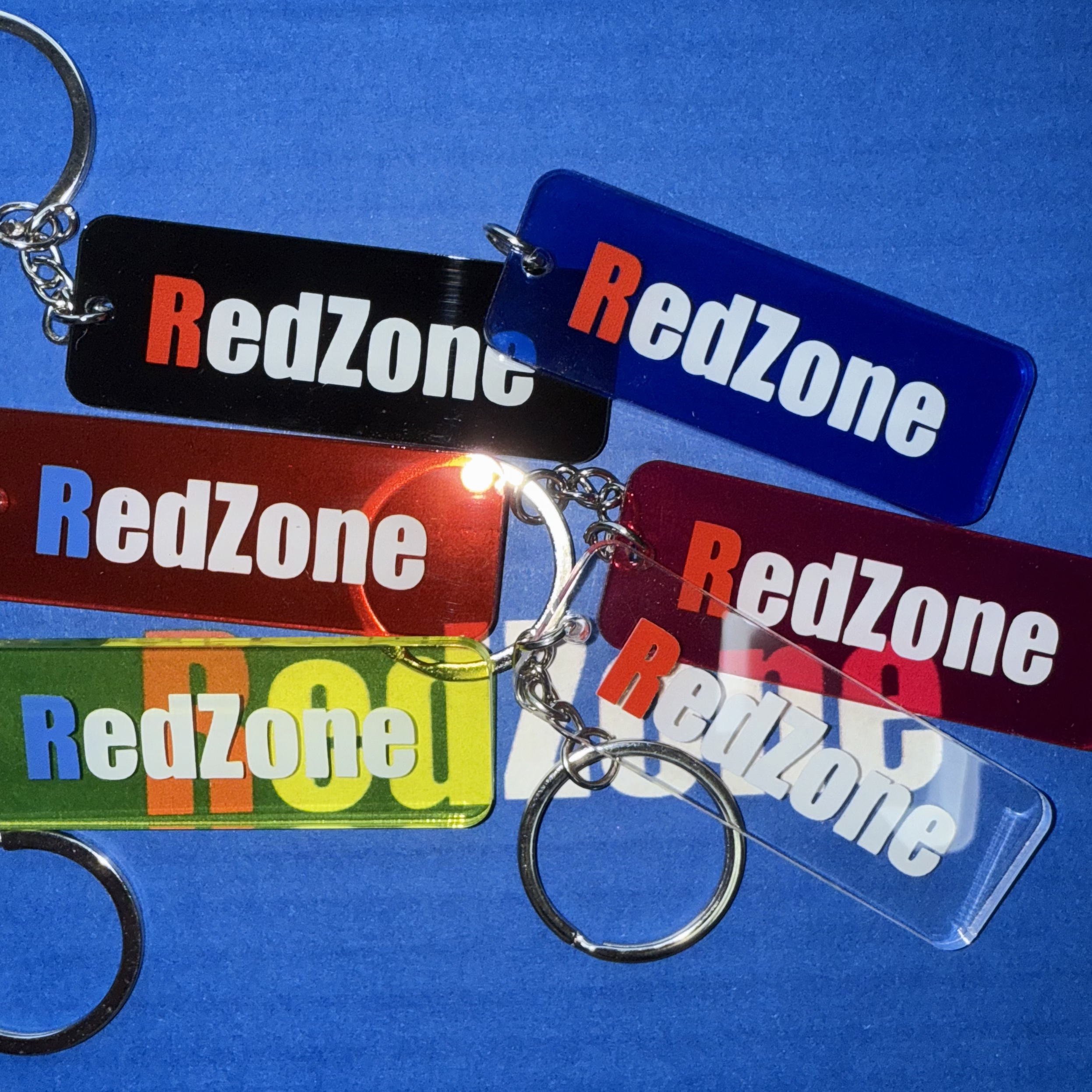 Redzone亚克力钥匙牌