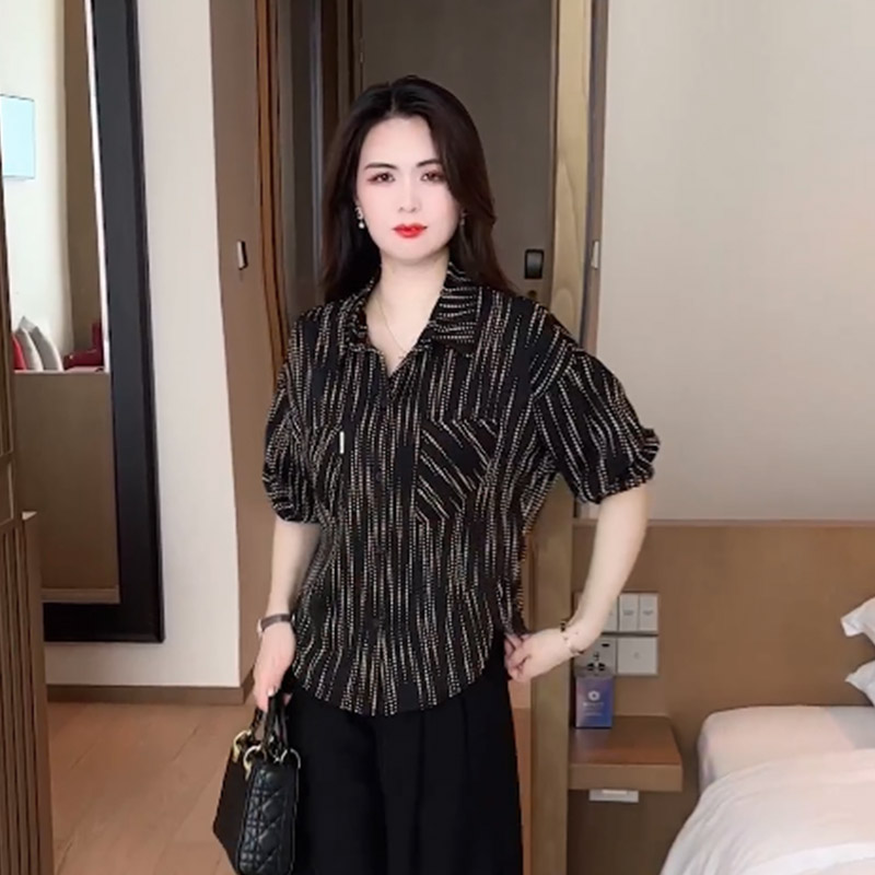 秋装长袖衬衫2025年新款女装时尚小衫减龄洋气质春秋显瘦时髦上衣