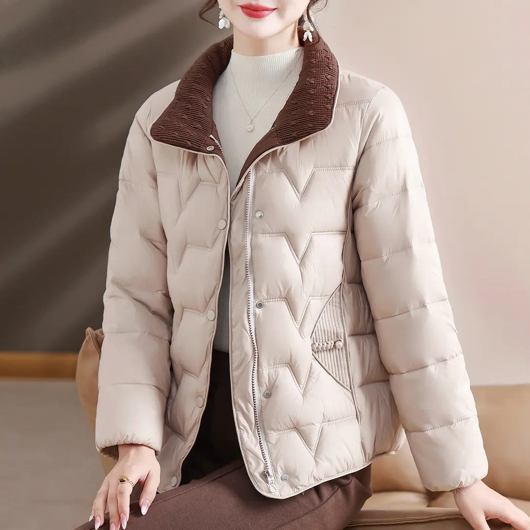 妈妈秋冬外套2025新款时尚棉衣防寒加厚巨好看棉服中老年女装棉袄