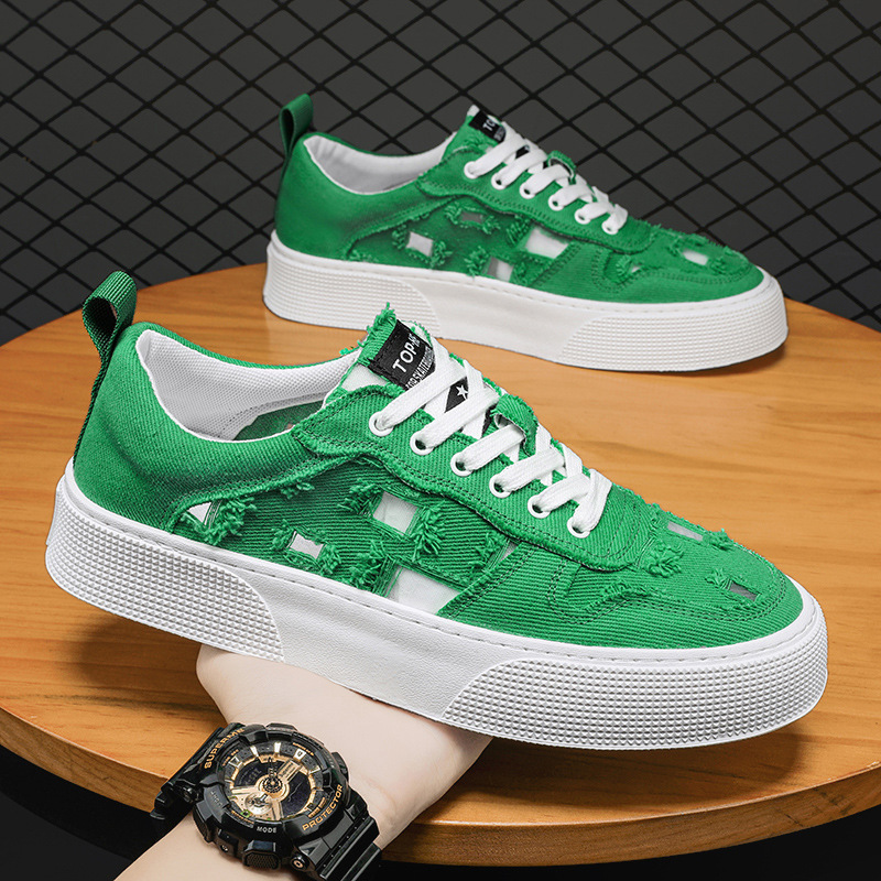 男鞋男士休闲夏季透气软底防滑轻便潮流百搭春夏潮鞋时尚低帮