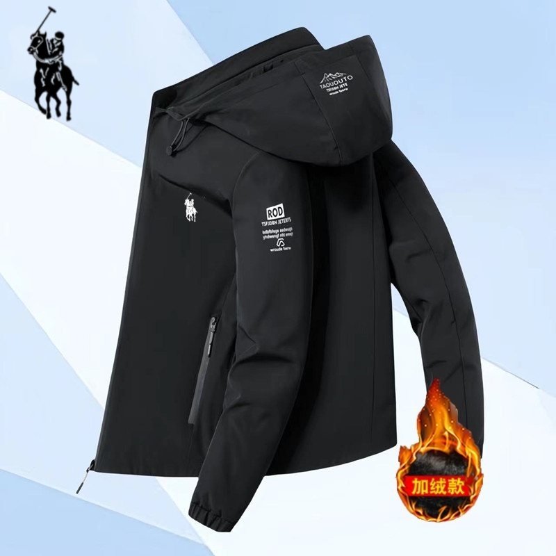 保罗欺麦欧男士夹克外套春秋季韩版时尚休闲运动风衣薄款男装茄克