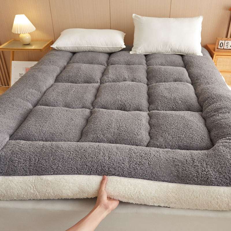 冬季加绒加厚立体床垫软垫子家用双人床褥学生宿舍单人租房垫被