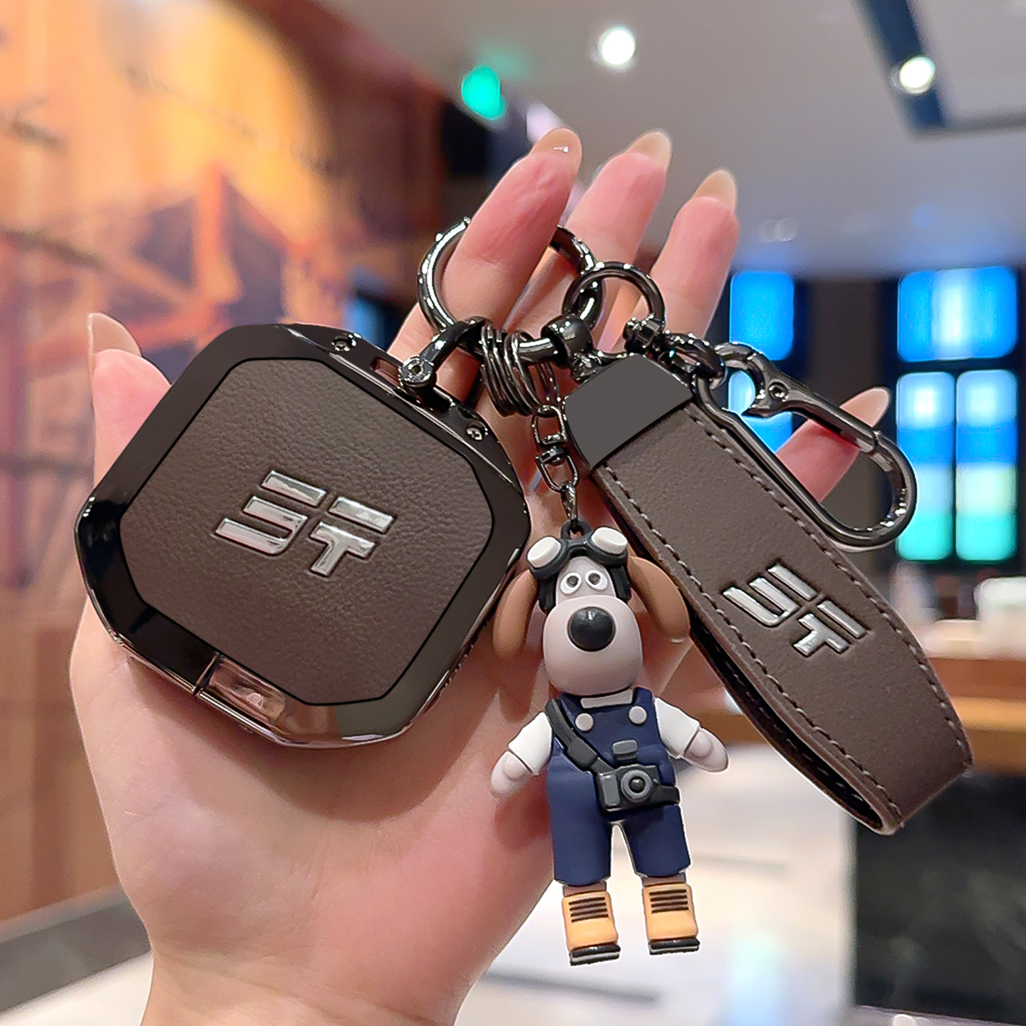 捷途自由者钥匙套2025款旅行者山海t2专用新山海t1奇瑞真皮壳配件