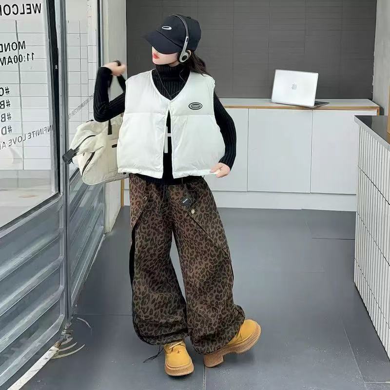 511158 韩版儿童冬季百搭洋气保暖时尚羽绒小短款马甲