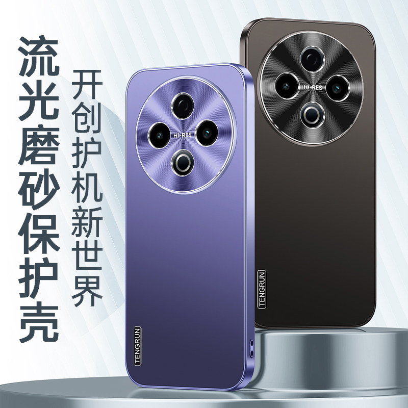 适用vivoY500手机壳新款Y500微磨砂保护套男女金属镜头圈防摔创意