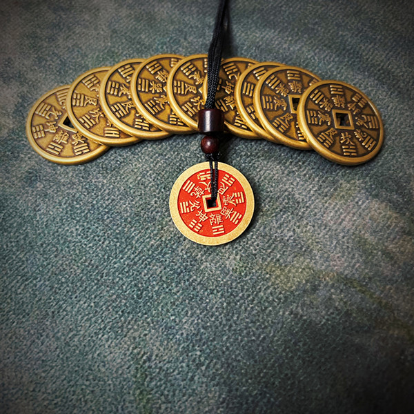 黄铜吊坠 2025年中式古风青年新中式做旧男士女士个性素款项坠
