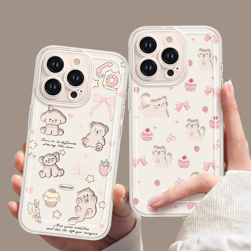 可爱小狗适用iPhone15promax苹果16全包手机壳14可爱13小众防摔11