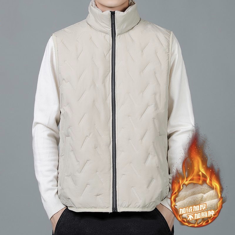 加绒立领马甲【可定制】坎肩时尚保暖坎肩防风防水秋冬款百搭马甲