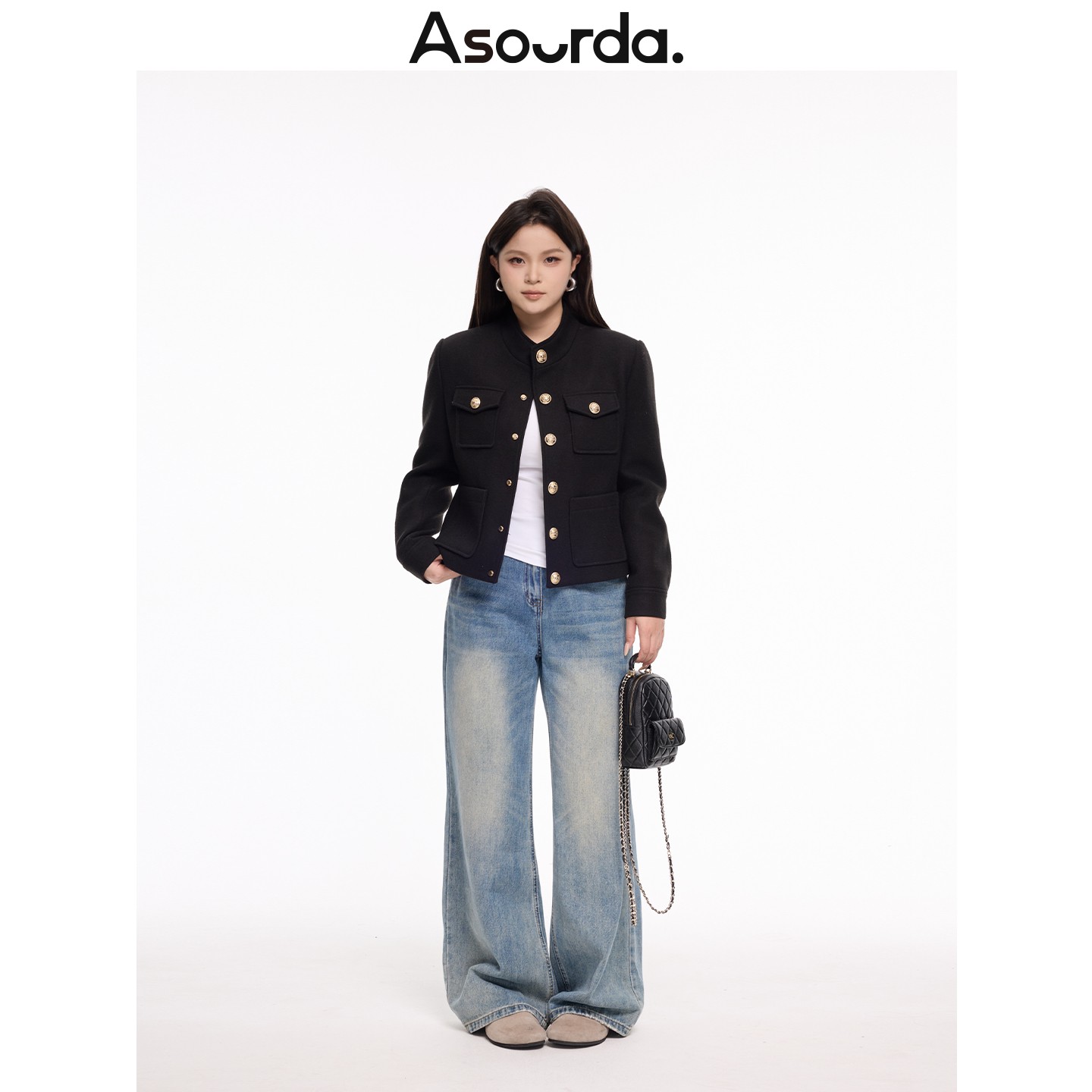 一口苏达米兰画报 小香风贵气千金清冷感高级感遮肉显瘦女士外套