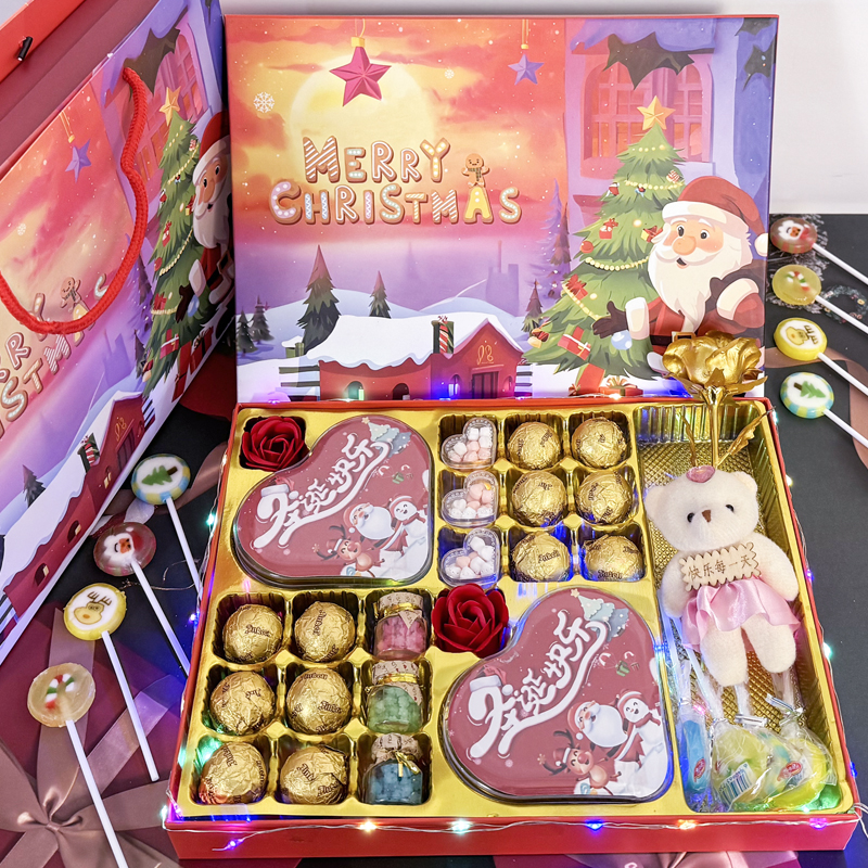 Dove/德芙圣诞节巧克力糖果玫瑰花礼盒装送女友老婆女生生日礼物