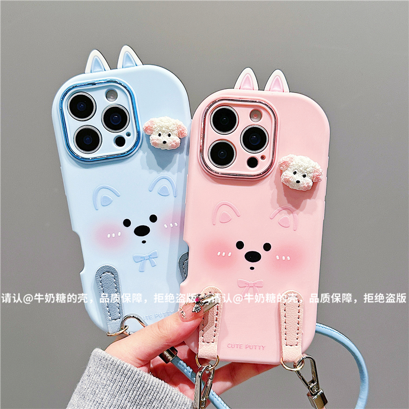 金属小胖妹适用苹果17/iPhone/华为荣耀/VIVO/OPPO/小米手机壳潮