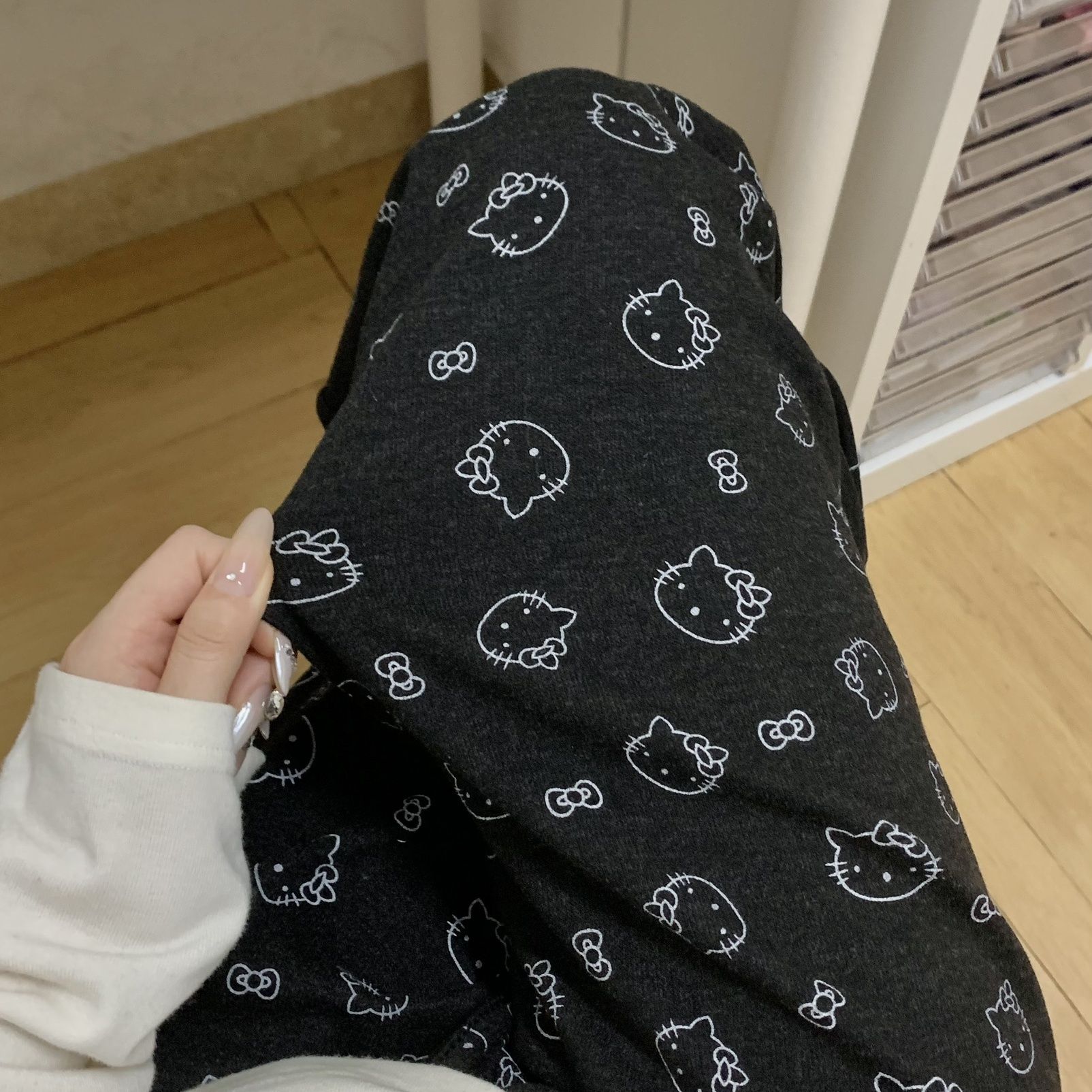 夏季高个子加长版遛弯裤阔腿拖地宽松慵懒风拖地休闲直筒糯米裤长