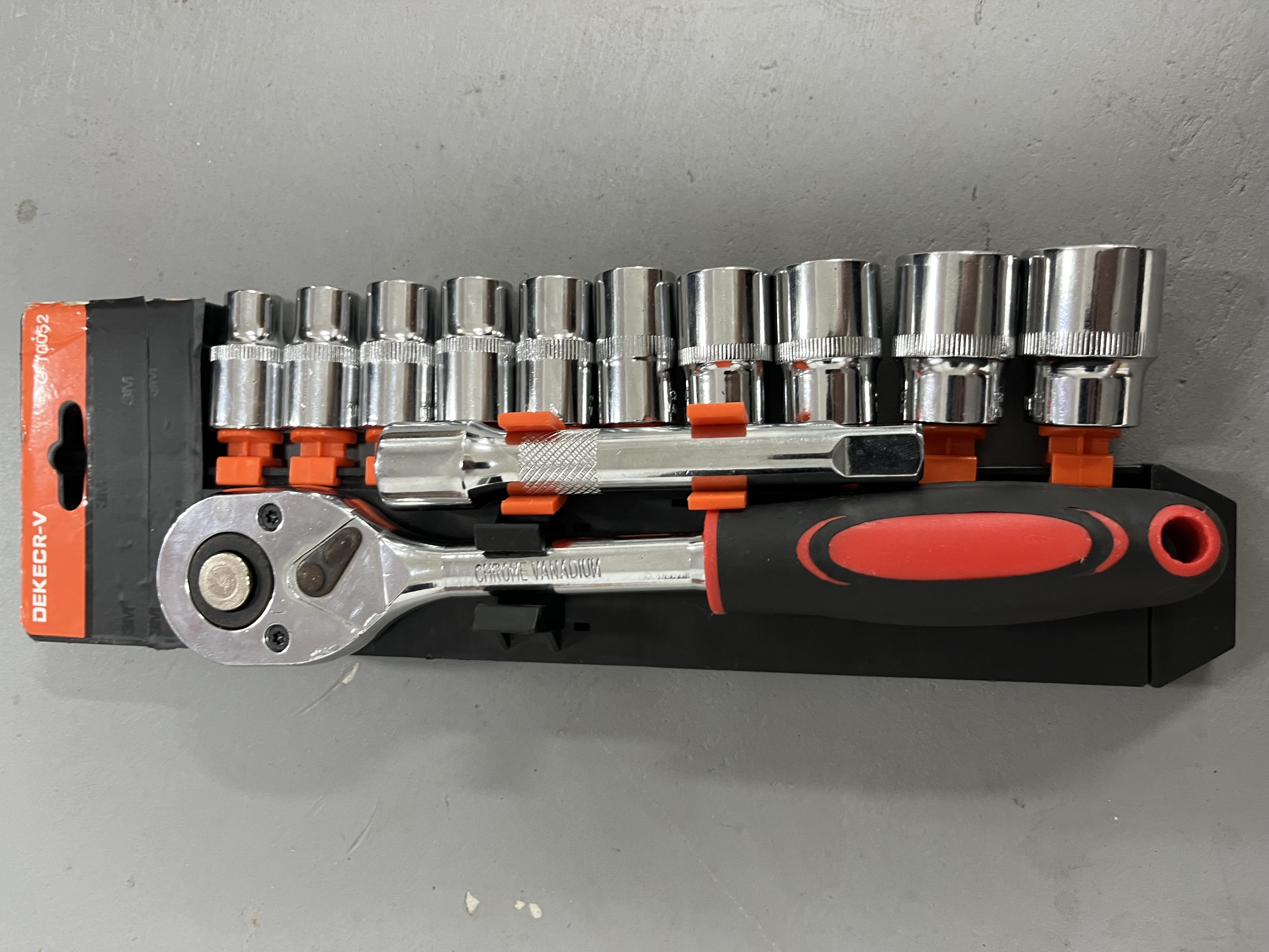 小飞12件套棘轮扳手套装快速扭力扳手套筒工具套装五金套筒扳手