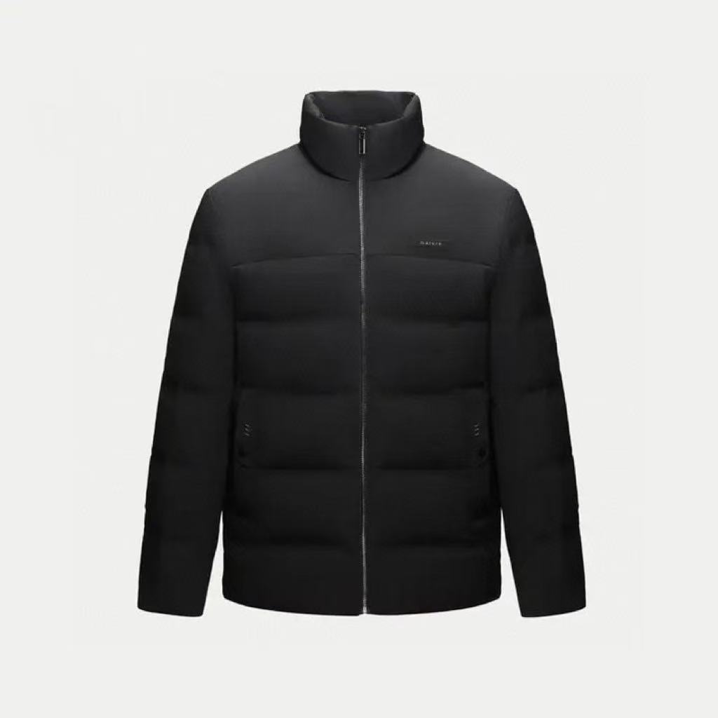 W877冬季男士轻便羽绒服弹力立领面包服保暖外套男时尚百搭轻便