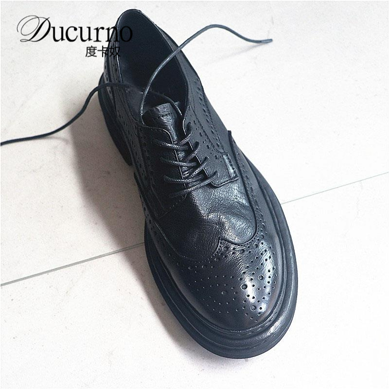 4厘米！内年增高加绒老爸爸网红增高痞帅网红德比男士增高皮鞋