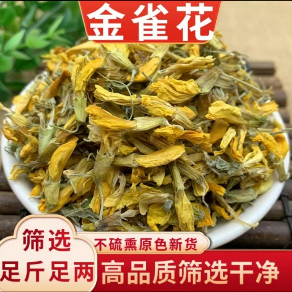 金雀花正品金鹊花道地特产阳雀花锦鸡儿花黄棘金雀根甄选新鲜干货