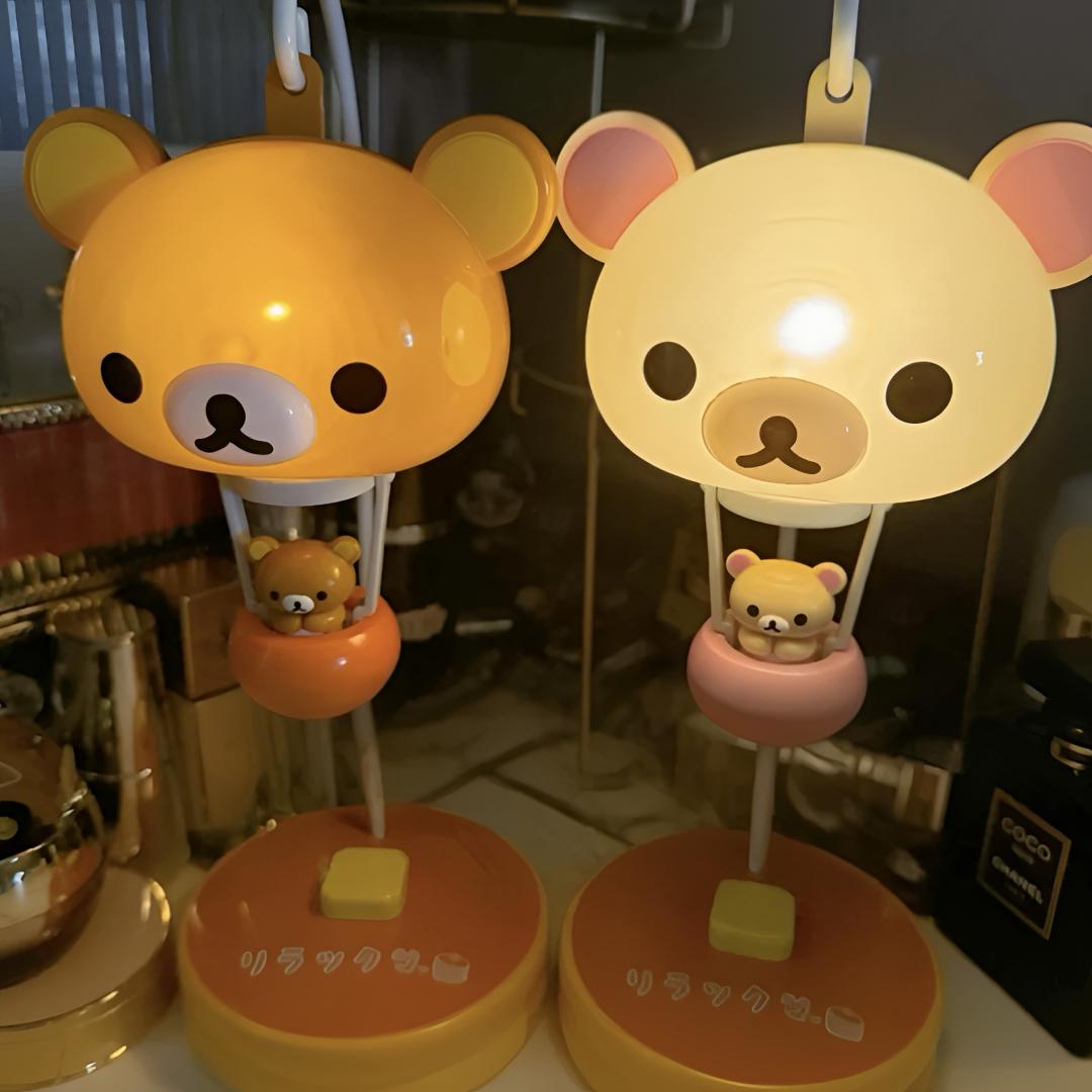 【兼至】新款轻松熊气球灯森林风格网红可爱桌面小夜灯卡通睡眠灯