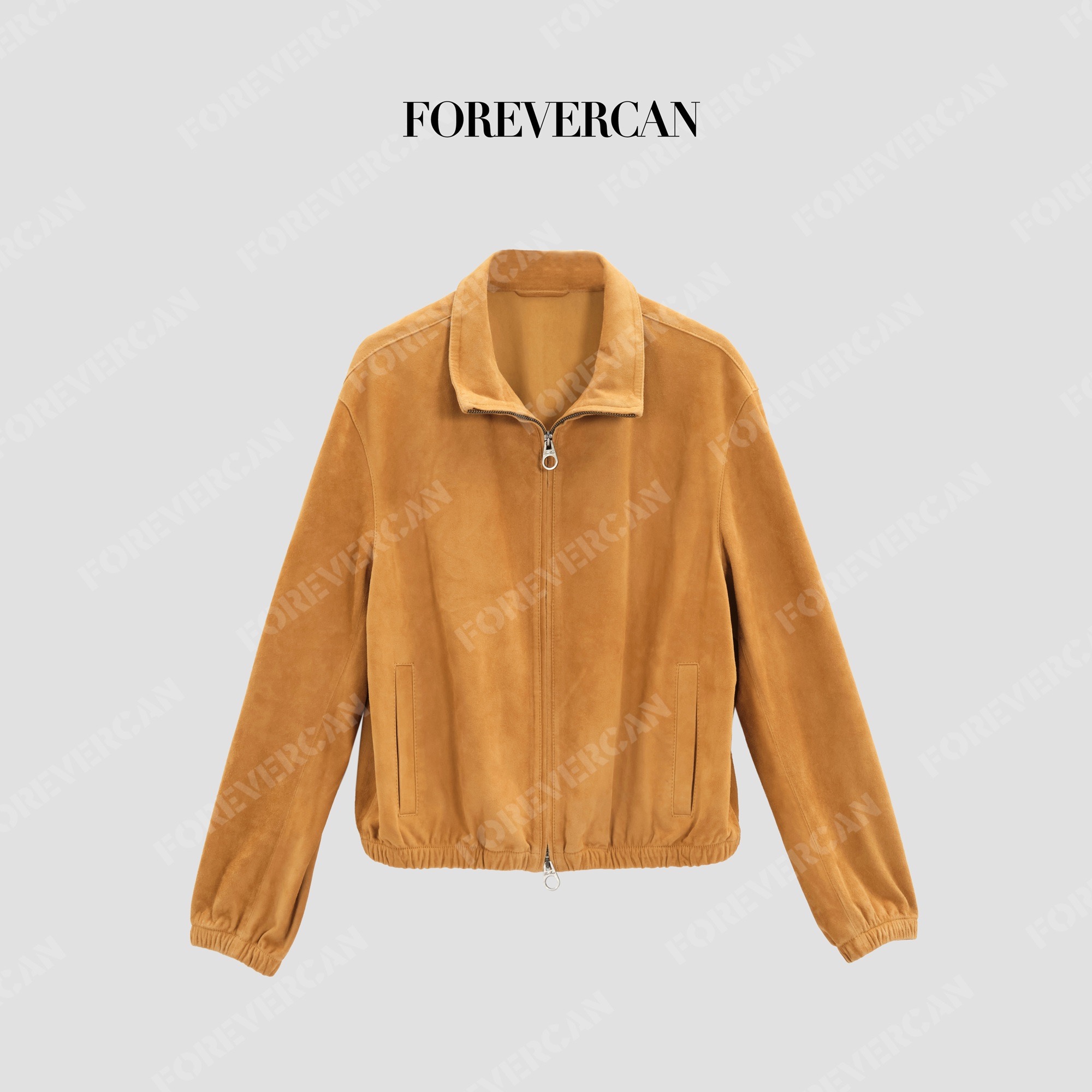 FOREVERCAN“摩登之型”意大利进口麂皮绒廓形夹克外套WC57201