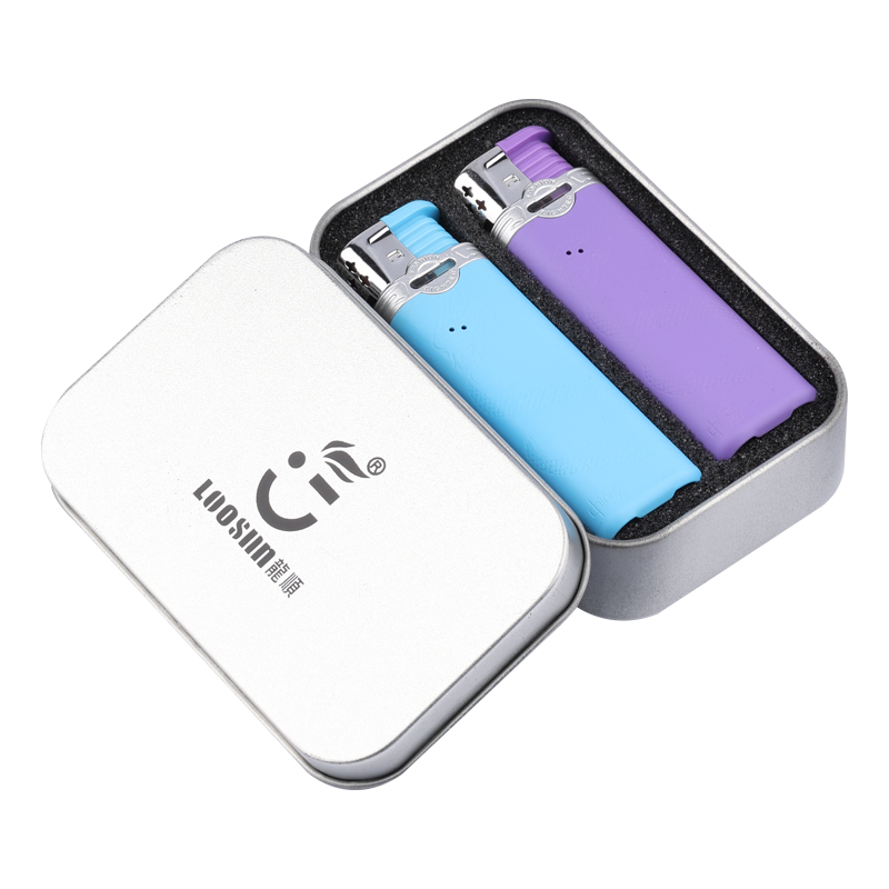 新款龙纹直冲防风打火机时尚金属套加厚耐用家用打火机送礼礼盒装