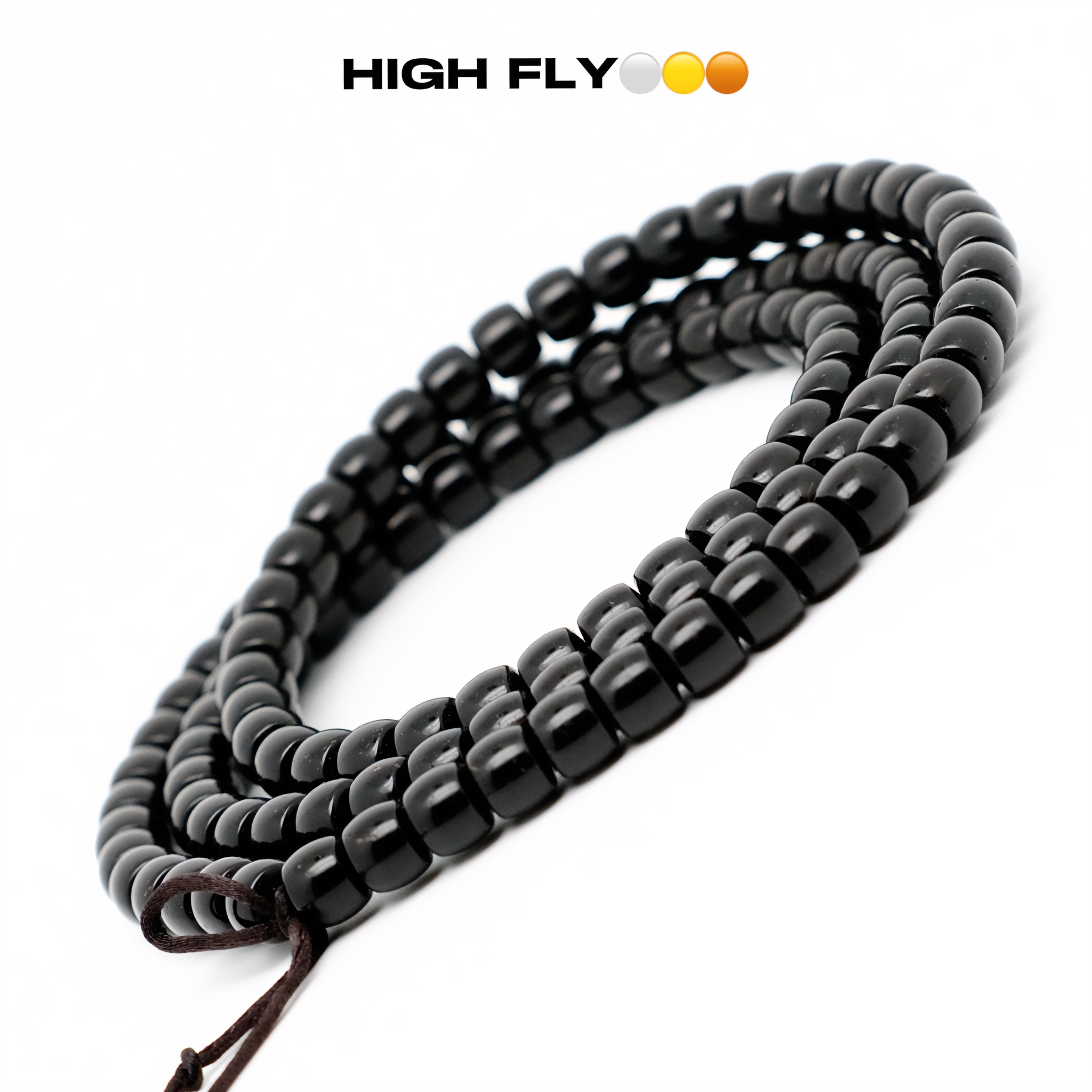 黑金椰蒂｜7*6直切油性十足印尼进口天然椰蒂108颗文玩挂链