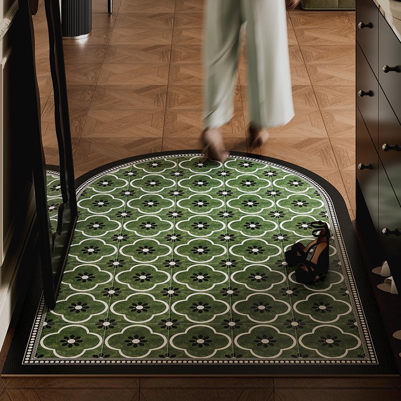 法式复古地垫家用垫子入户门垫进门防滑耐脏脚垫玄关地毯装饰