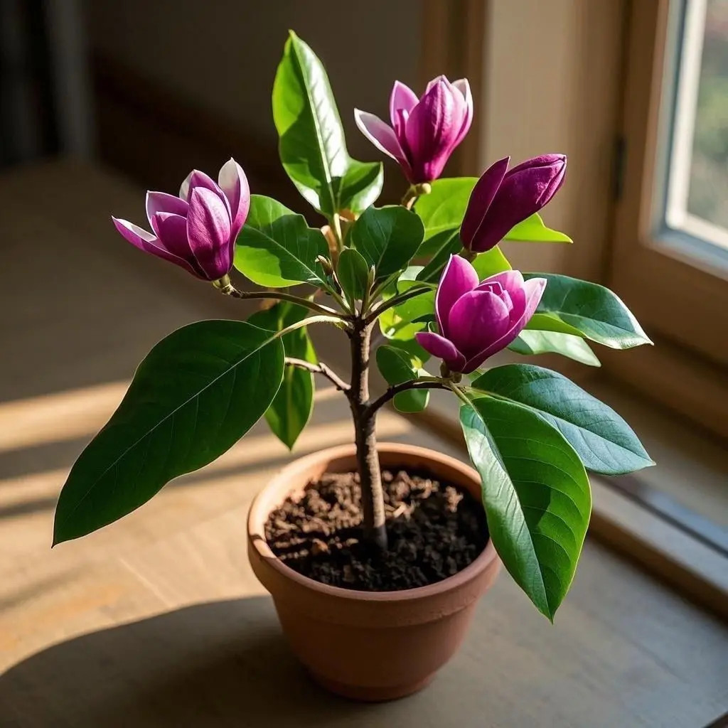 【买一发三】爆款矮化嫁接玉兰紫玉兰浓香型花耐寒四季室内外种植