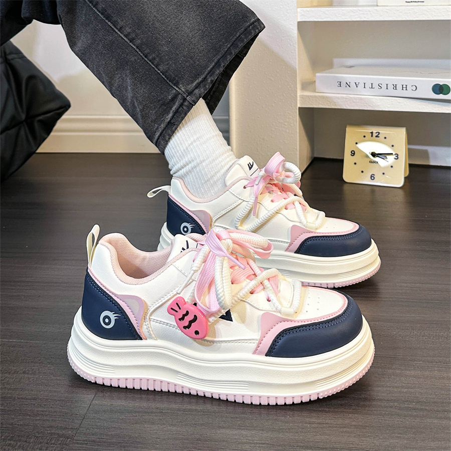 Warrior/回力女鞋爆改皮面网面女款新款百搭面包鞋学生运动小白鞋