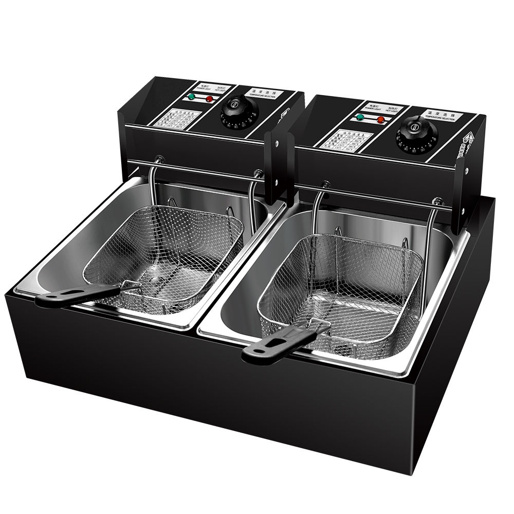 【品质推荐】油炸锅商用电炸炉大容量恒温炸油条机炸鸡薯条串摆摊