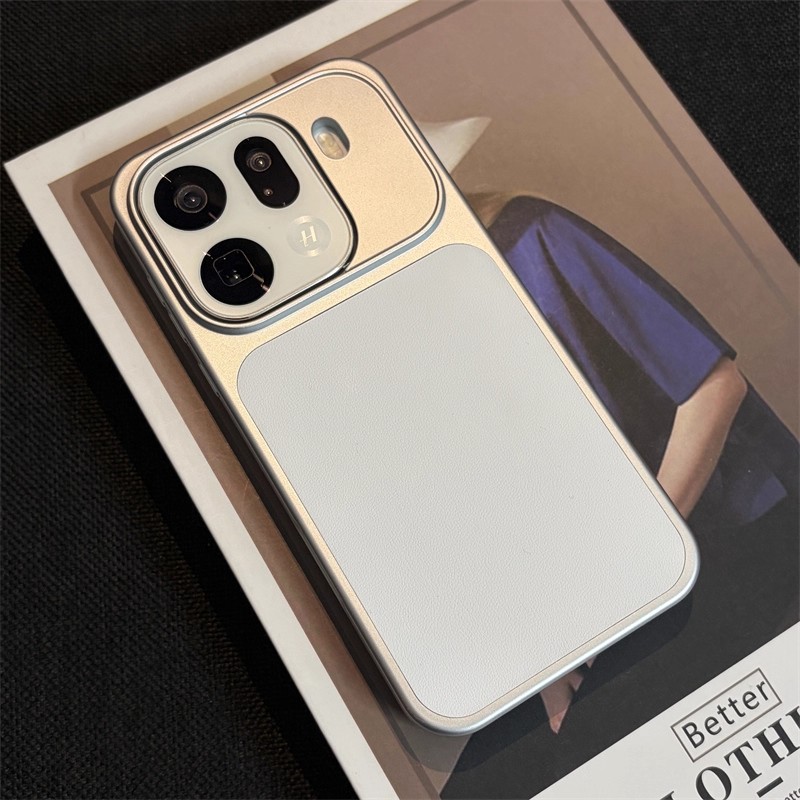 适用OPPOFindX9Pro手机壳轻奢素皮磁吸findx9肤感磨砂高级感男女