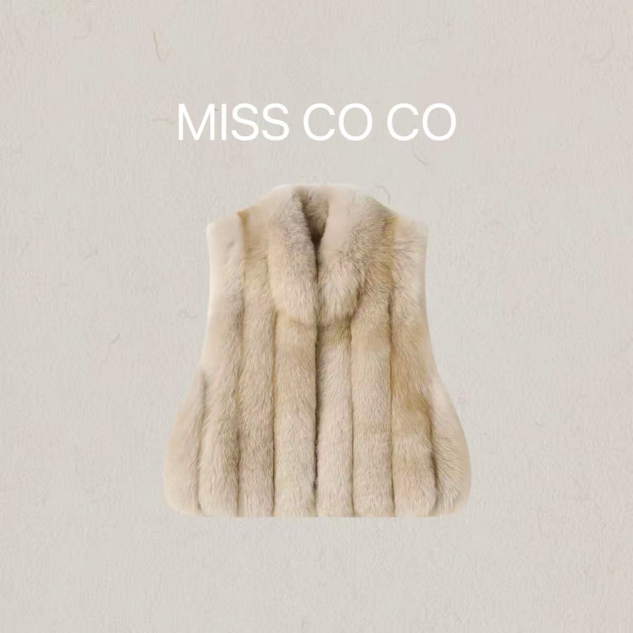 2025新品100%狐狸毛叠穿洋气时髦狐狸毛竖条马甲