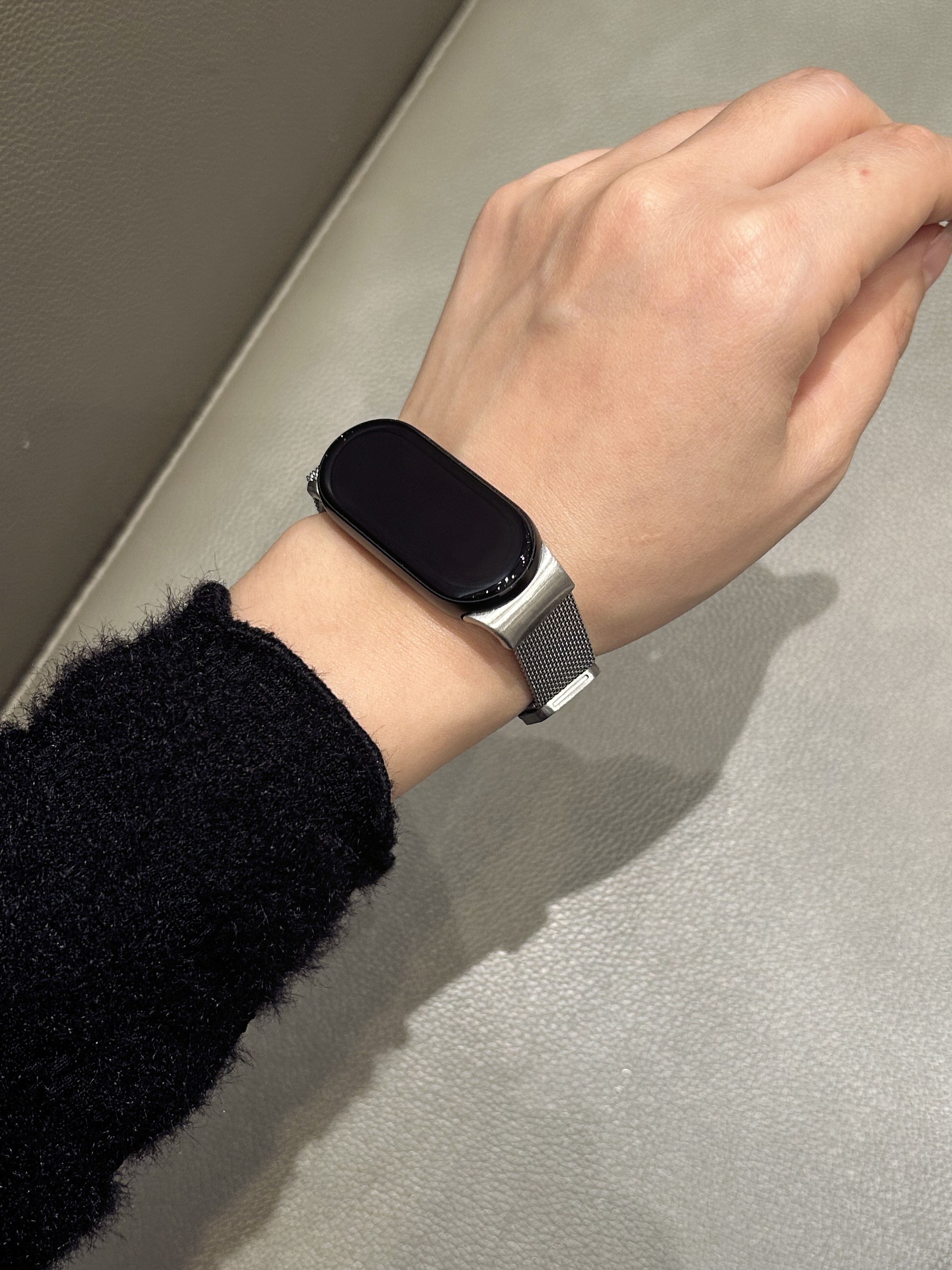 适用小米手环10/9表带8磁吸米兰尼斯透气男女生情侣腕带替换女款