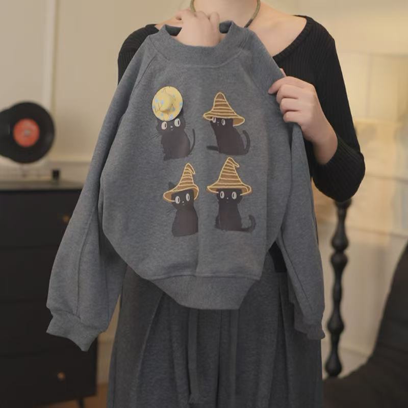 【加绒加厚】秋冬季新款儿童韩版上衣洋气中大童卫衣