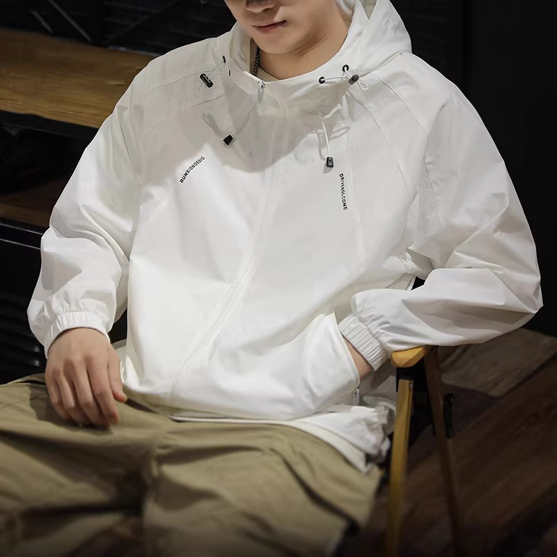 户外凉感透气防晒衣男夏季新款防紫外线男士薄款防晒服外套上衣潮