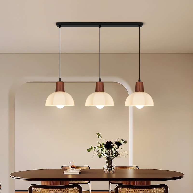 大观园中古风餐厅灯三头吊灯新款日式饭厅餐桌吧台灯护眼灯具1205
