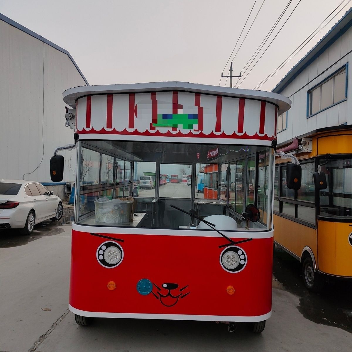 早点车新款小吃餐车早餐车美食车多功能移动餐车油炸烧烤麻辣烫,