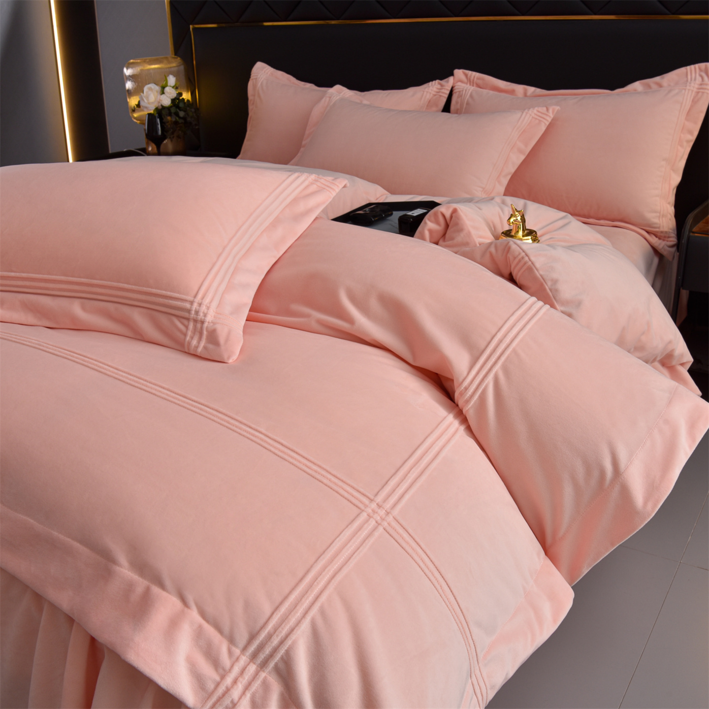 新年促【品牌撤柜专属】冬季牛奶绒羊羔绒四件套双面绒加绒7~8斤重