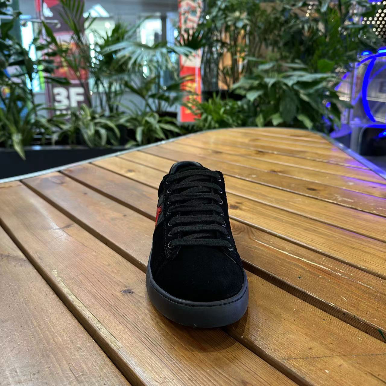 （单鞋）车缝线青年耐磨中年圆头休闲板鞋单鞋时尚秋季休闲鞋